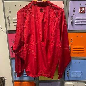 FootJoy Men's Vibrant Red Windbreaker, NWOT